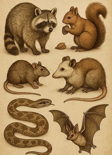 Licensed wildlife removal specialist safely removing animal from Central Florida home